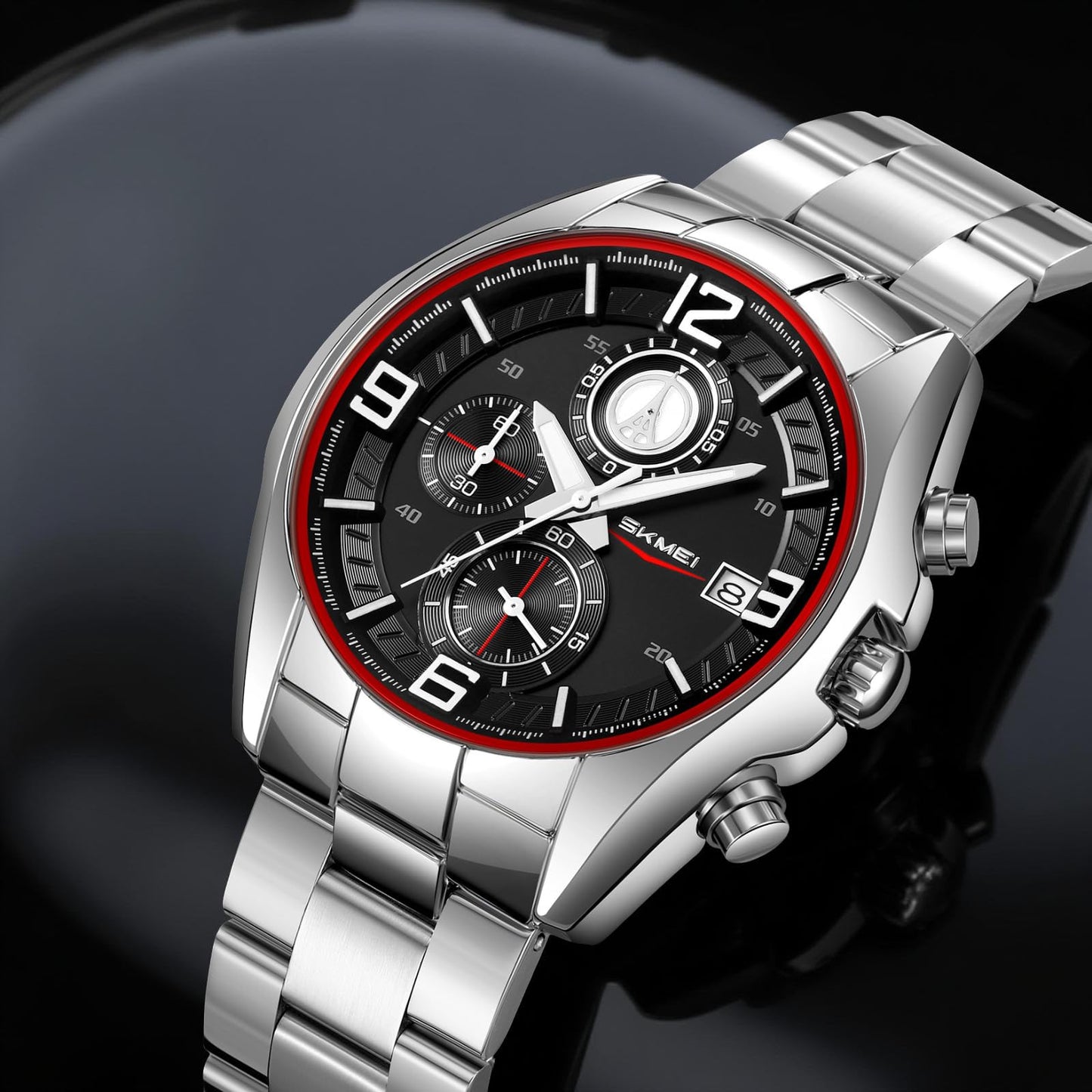 Multi Dial Analog Wrist Watch for men