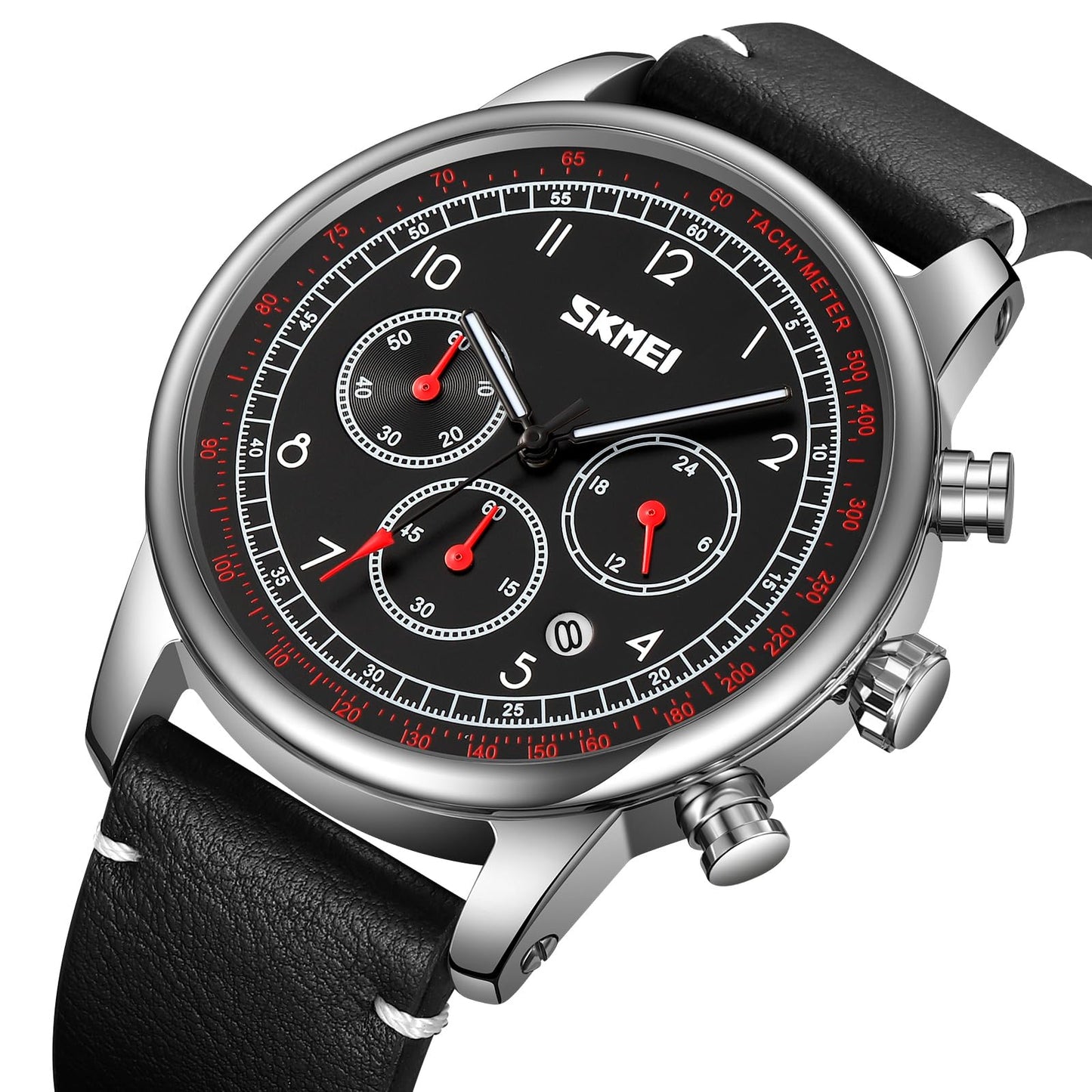 Classic Analog Leather Strap Watch for men