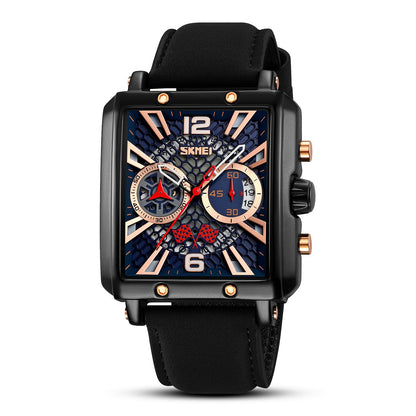 Square Dial Analog Wrist Watch for men