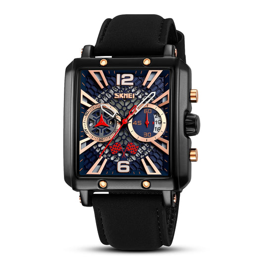 Square Dial Analog Wrist Watch for men