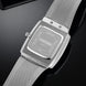 Analog Watch for Men with Silver Black Stainless Steel Strap and Round Dial for Casual & Formal Wear