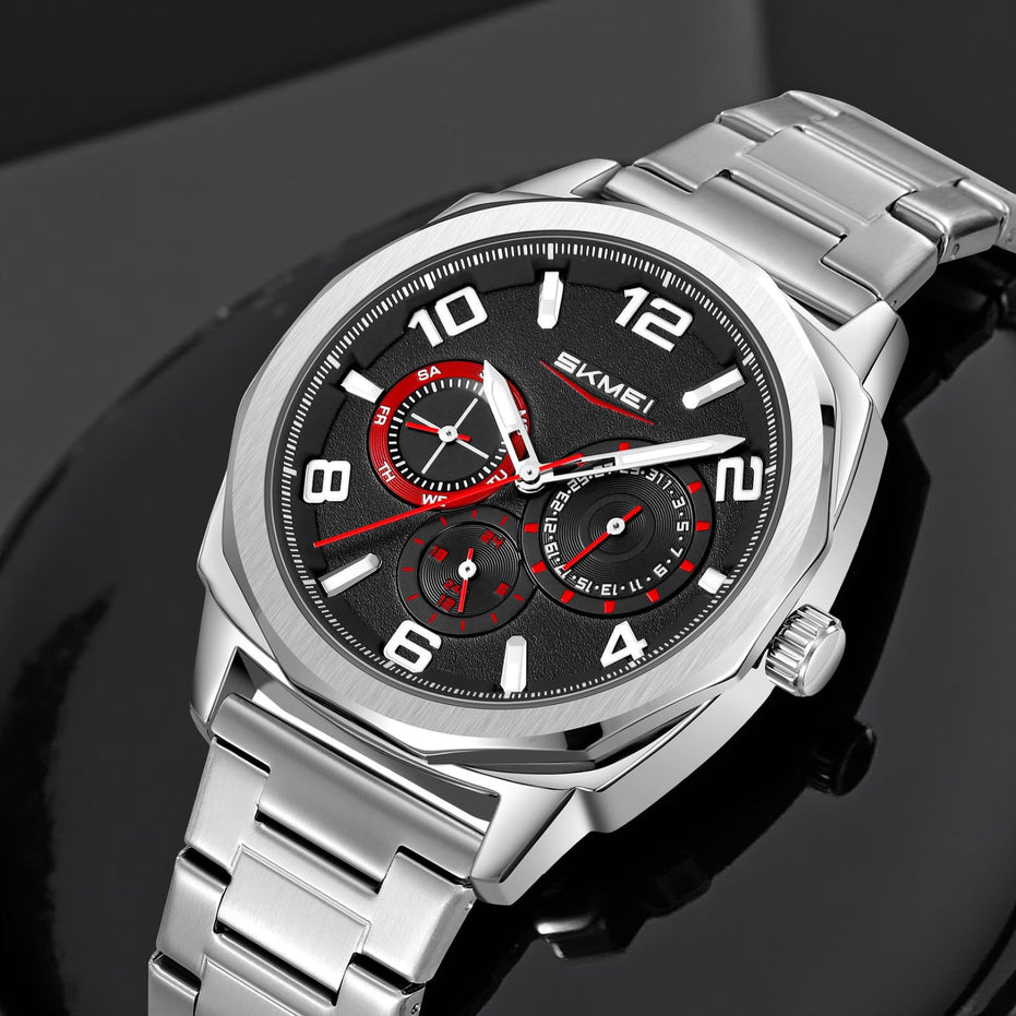 Wrist Watch for Men & Women with Classic Durable Strap and Round Dial for Casual & Formal Wear