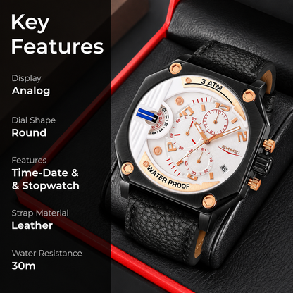 Multi Dial Analog Wrist Watch for men