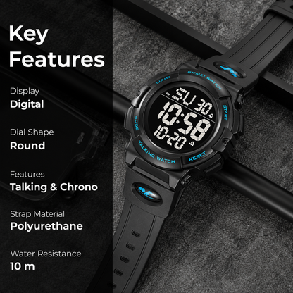 Outdoor Digital Sports Watch with Alarm Function for men