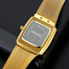 Analog Watch for Men with Gold Black Stainless Steel Strap and Round Dial for Casual & Formal Wear