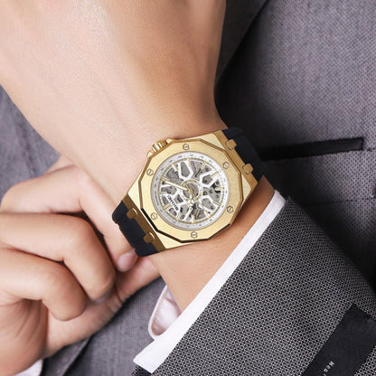 Luxury Skeleton Automatic Wrist Watch for men