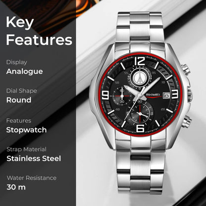 Multi Dial Analog Wrist Watch for men