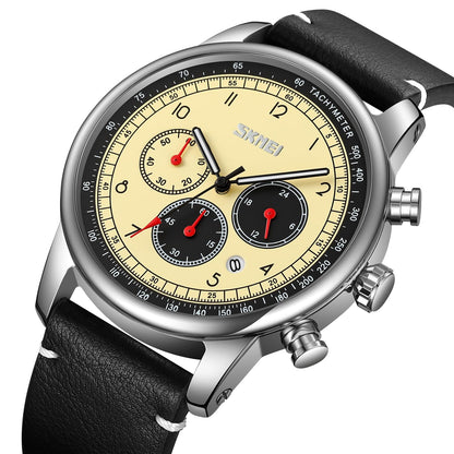 Classic Analog Leather Strap Watch for men
