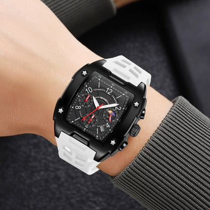 Square Dial Analog Wrist Watch for men