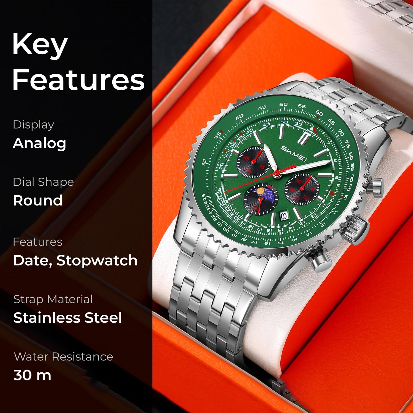 Premium Chronograph Analog Wrist Watch for men