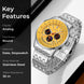 Wrist Watch for Men & Women with Classic Durable Strap and Round Dial for Casual & Formal Wear