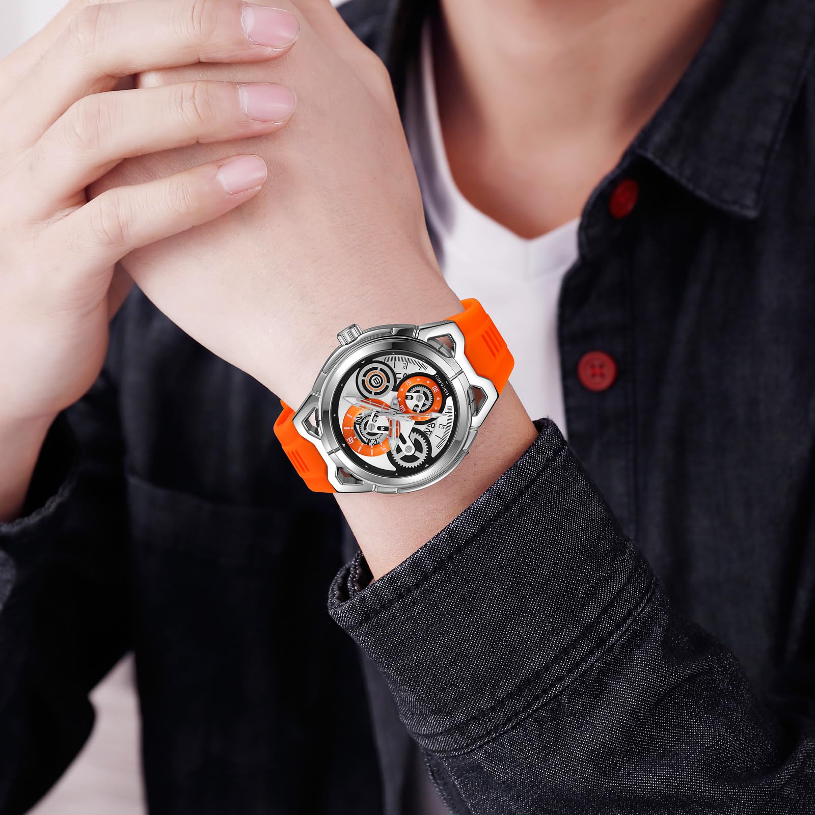 Wrist Watch for Men & Women with Classic Durable Strap and Round Dial for Casual & Formal Wear