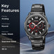 Wrist Watch for Men & Women with Classic Durable Strap and Round Dial for Casual & Formal Wear