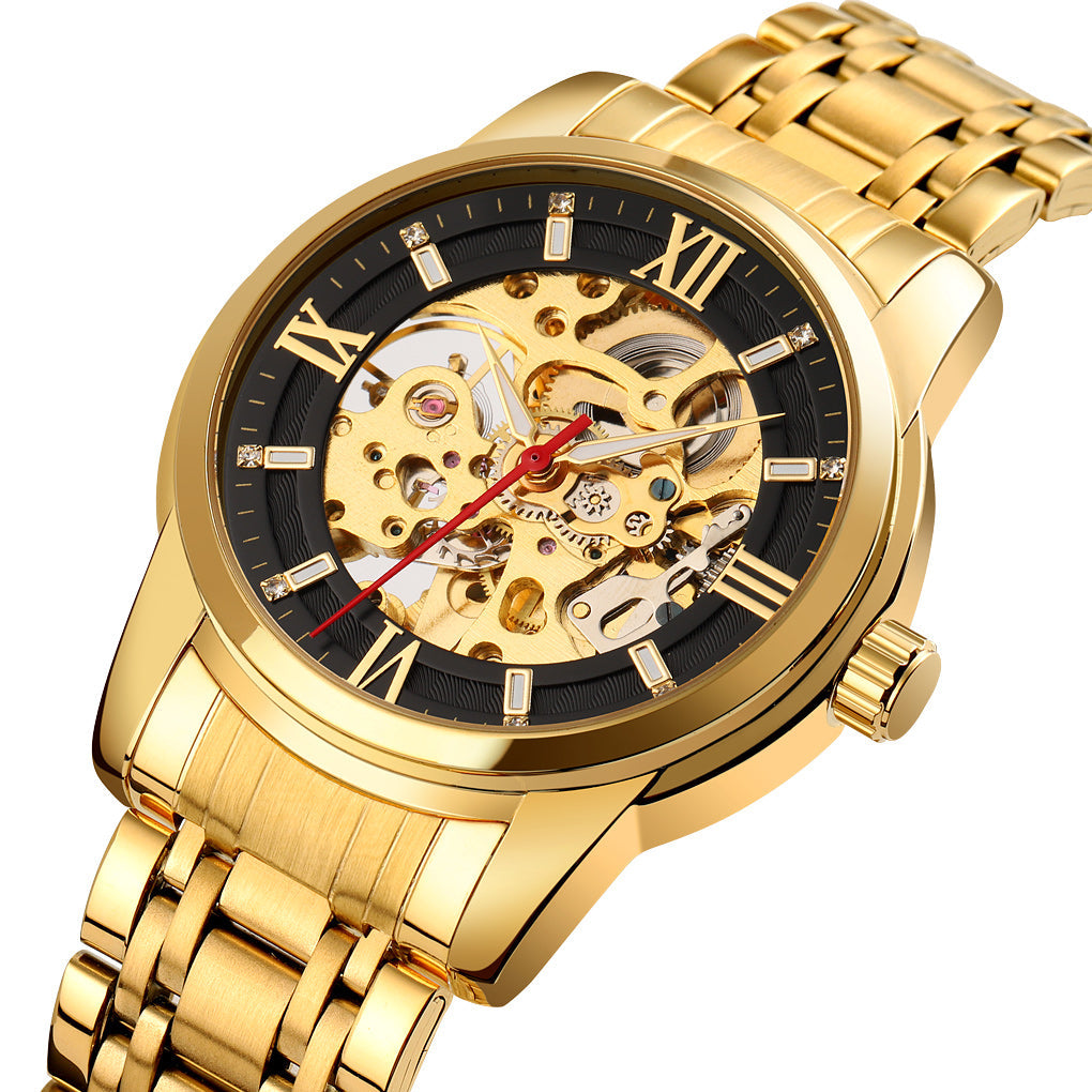 Automatic Mechanical Skeleton Luxury Watch for Men - 9222