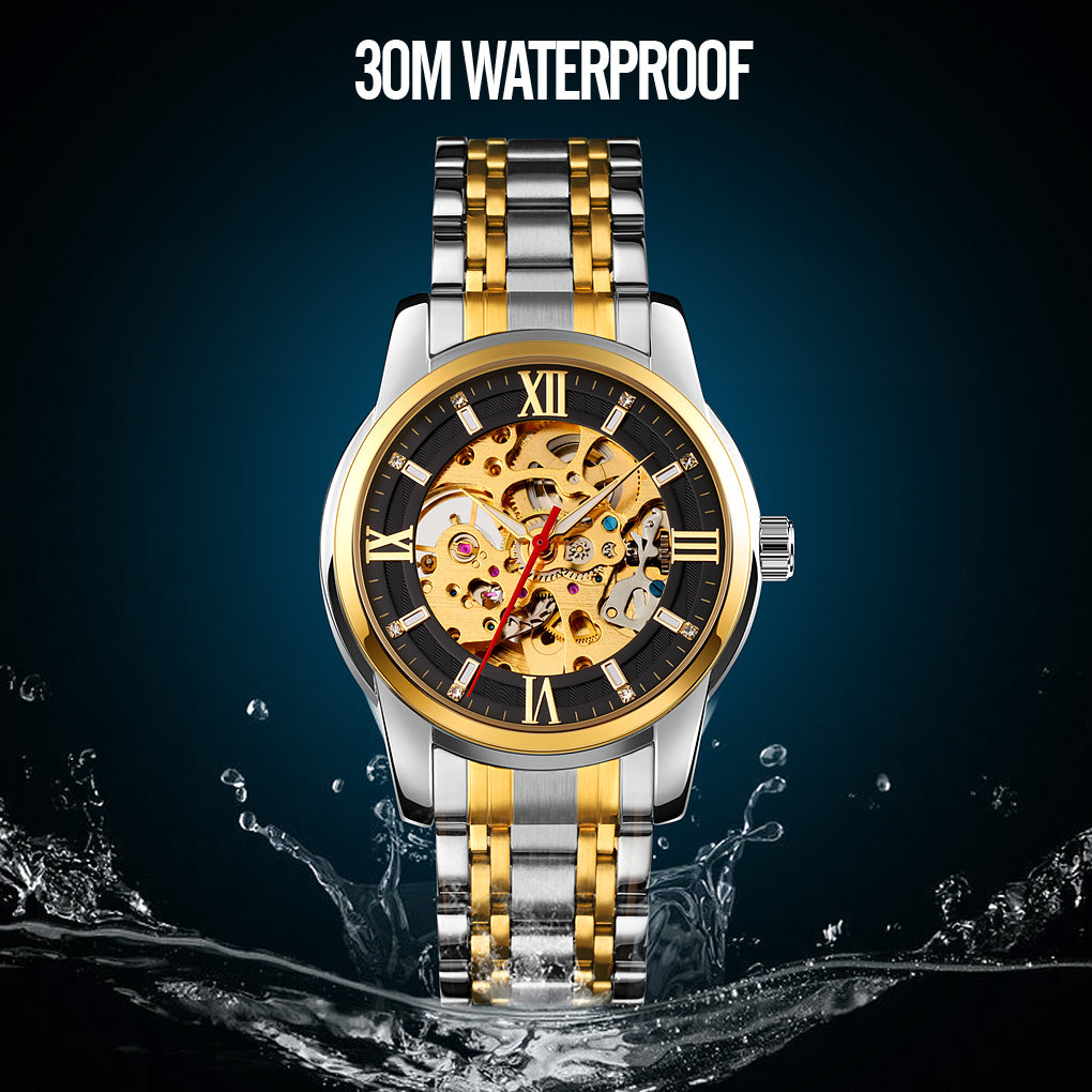 Automatic Mechanical Skeleton Luxury Watch for Men - 9222