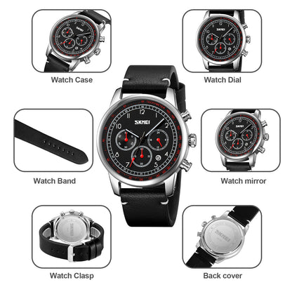 Men's Sporty Chronograph Watch Perfect for Everyday - 9318