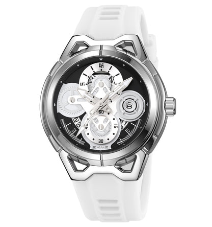 Skmei Quartz Analog Dial Silica Gel Strap Watch for Men - 9349