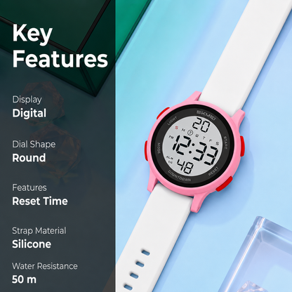 Sporty Digital Wrist Watch for Everyday Wear for kids