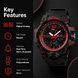 Analog-Digital Watch for Men with Black Polyurethane Strap and Round Dial for Casual & Formal Wear