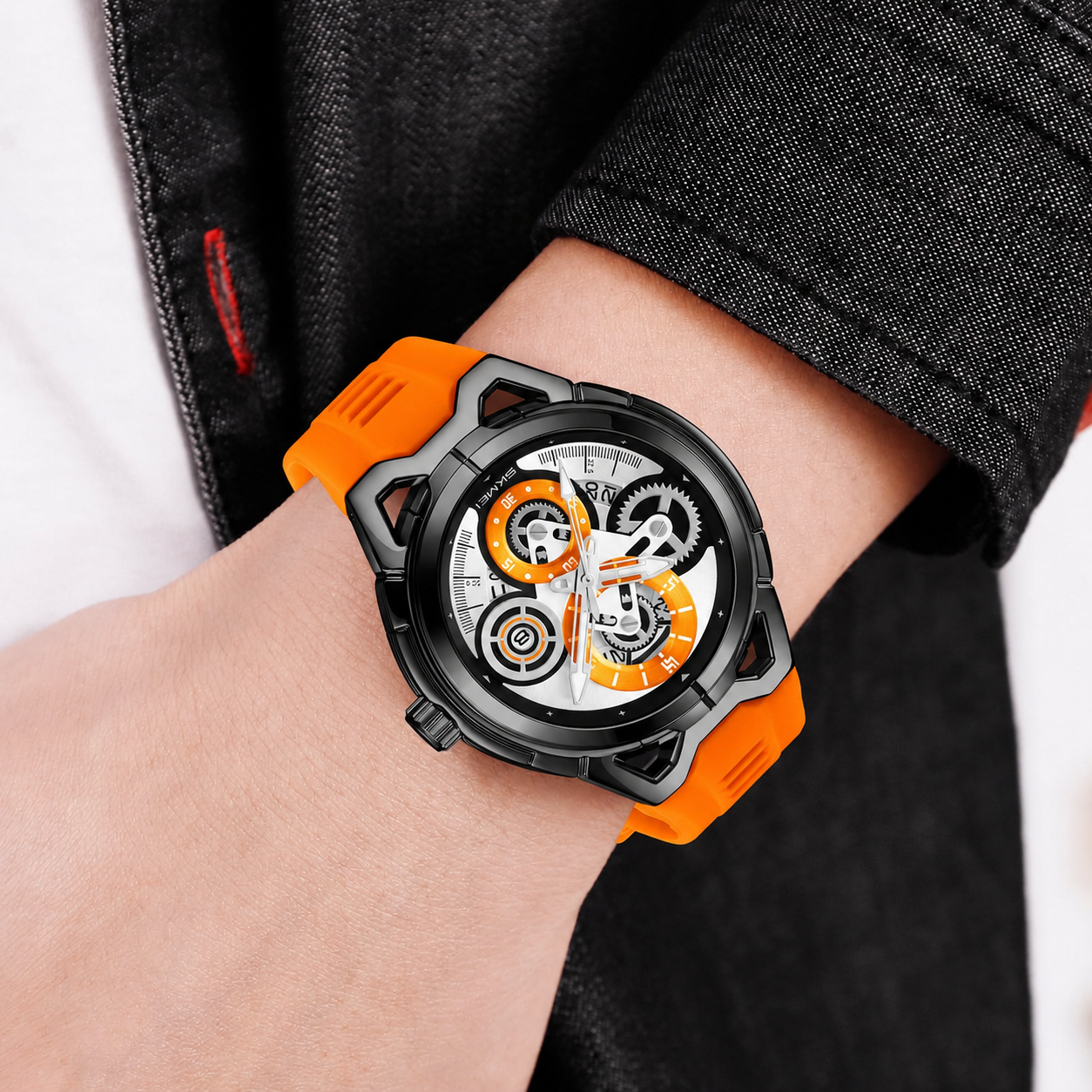 Stylish Analog Wrist Watch with Designer Dial for men