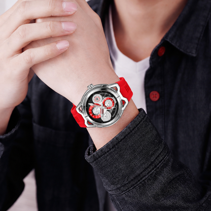 Stylish Analog Wrist Watch with Designer Dial for men