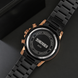 Analog Watch for Men with Black Stainless Steel Strap and Round Dial for Casual & Formal Wear