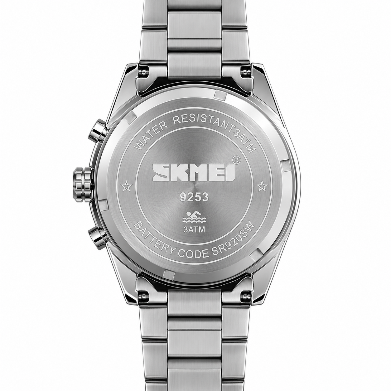 Sporty Analog Chronograph Wrist Watch with Flexible Strap For Men