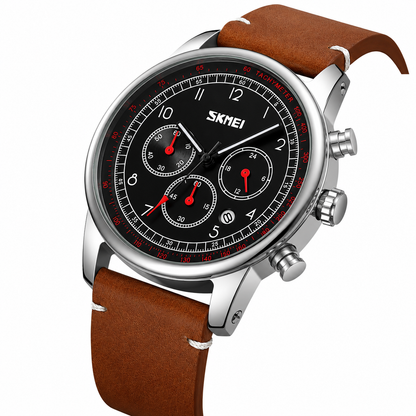 Classic Analog Leather Strap Watch for men