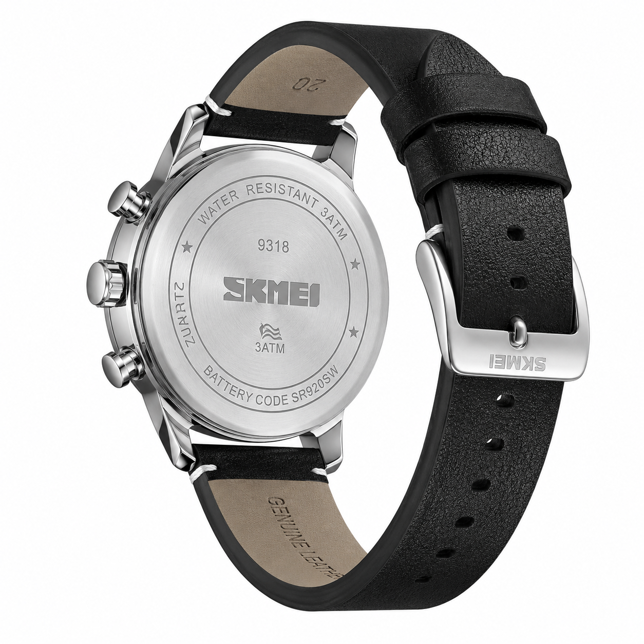 Classic Analog Leather Strap Watch for men