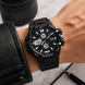 Analog-Digital Watch for Men with Black Polyurethane Strap and Round Dial for Casual & Formal Wear