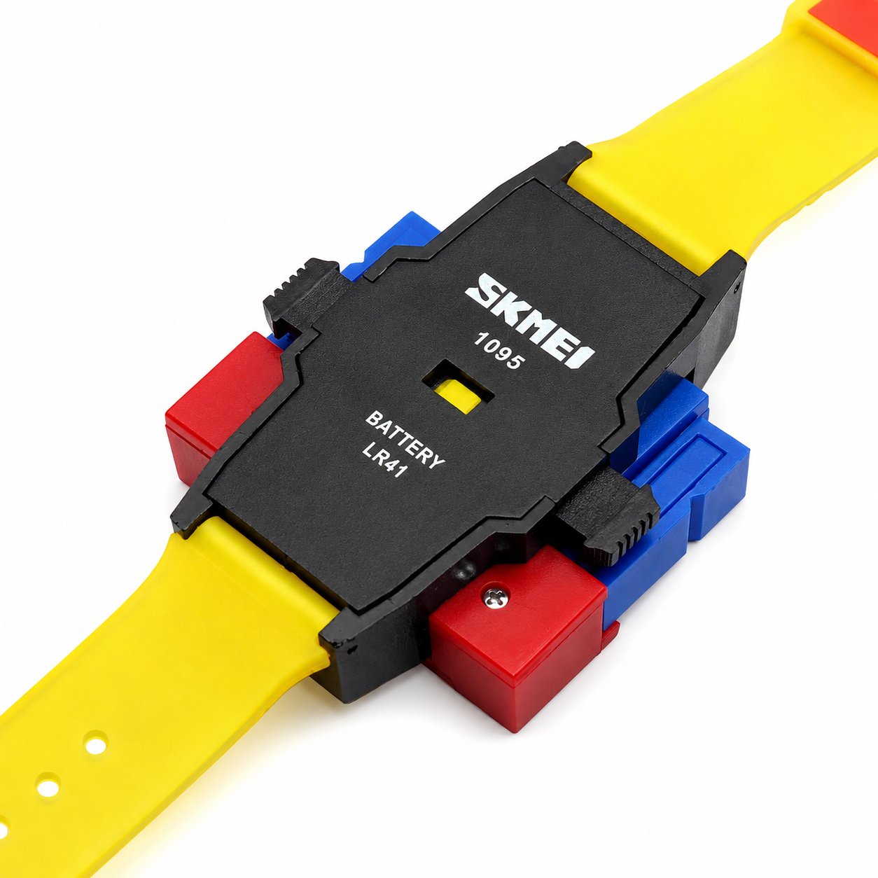 Robot Style Digital Wrist Watch for Kids with Flexible Strap