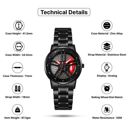 Skmei Quartz Analog Dial Stainless Steel Strap Watch for Women - 2191