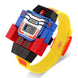Digital Watch for Kids with Yellow Polyurethane Strap and Round Dial for Casual & Formal Wear