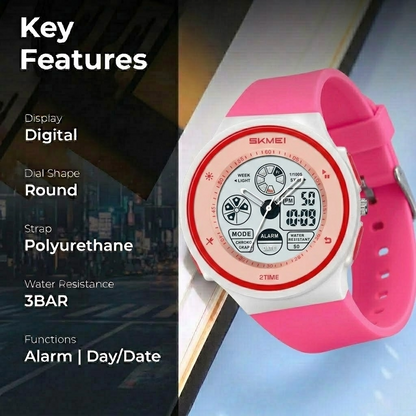 Smart Dual Display Sports Watch for kids