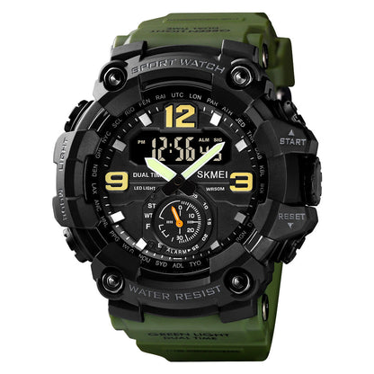 Sport Watch Digital Dial Resin Strap Men's Watch - 1637