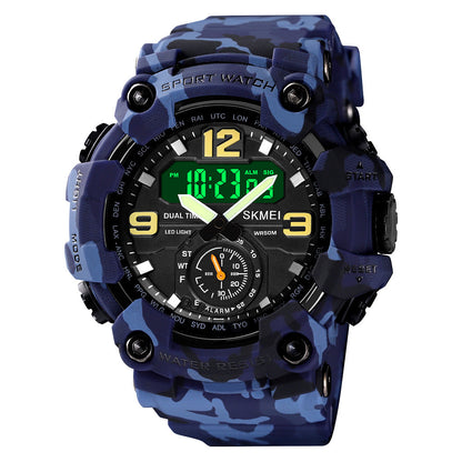 Sport Watch Digital Dial Resin Strap Men's Watch - 1637