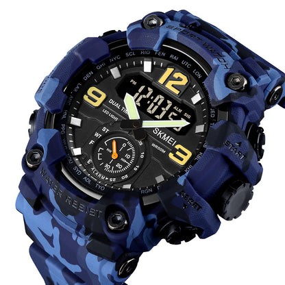 Sport Watch Digital Dial Resin Strap Men's Watch - 1637