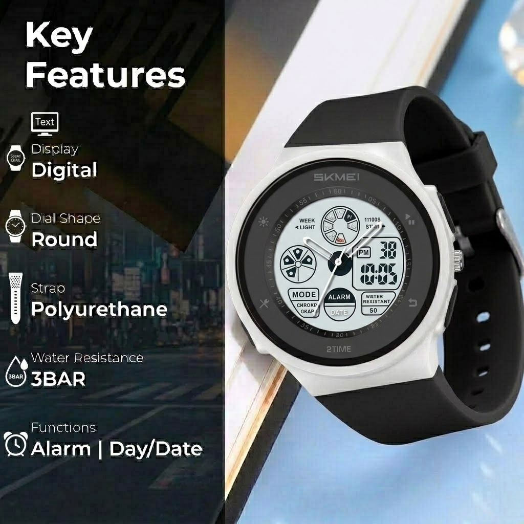 Smart Dual Display Sports Watch for kids