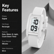 Digital Watch for Kids with White Silicone Strap and Round Dial for Casual & Formal Wear