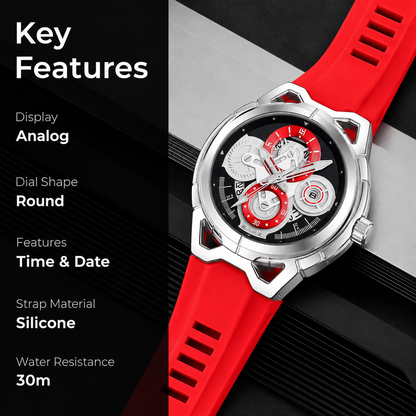 Stylish Analog Wrist Watch with Designer Dial for men