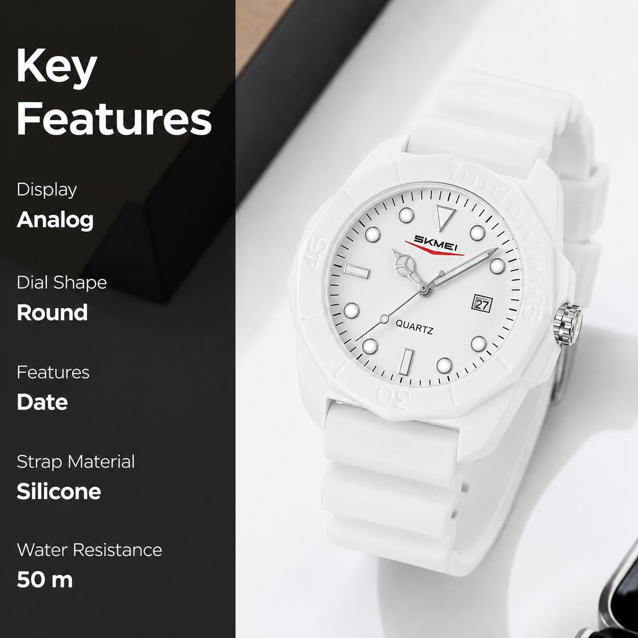 Classic Analog Date Display Wrist Watch for men