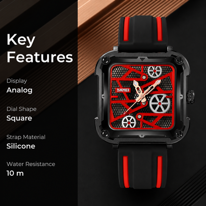 Designer Skeleton Analog Wrist Watch for men