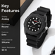 Wrist Watch for Men & Women with Classic Durable Strap and Round Dial for Casual & Formal Wear