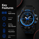 Analog-Digital Watch for Men with Black Polyurethane Strap and Round Dial for Casual & Formal Wear