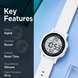 Wrist Watch for Men & Women with Classic Durable Strap and Round Dial for Casual & Formal Wear