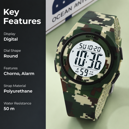 Digital Sports Watch for Kids with Comfortable Strap