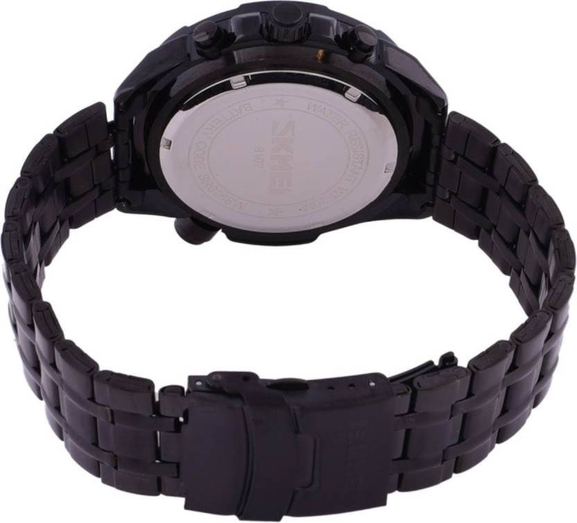 SKMEI 9107 Original Metal Wrist Watch for Men - Skmei India